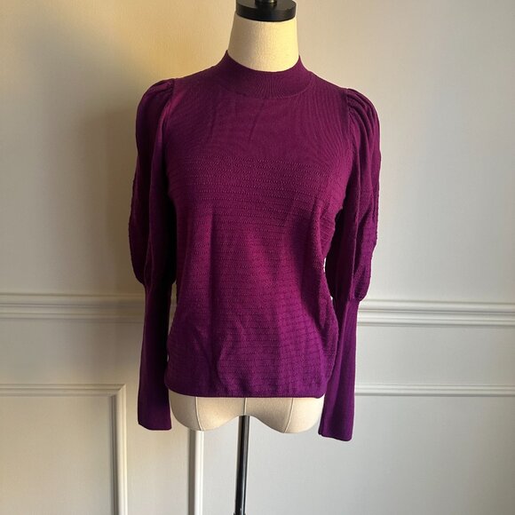Sézane Willow sweater in purple ~ size small, NWOT! - Picture 2 of 7